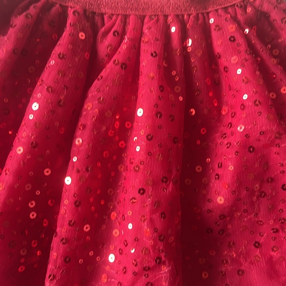 Red matching set cardigan and skirt size 3/4T - Picture 4 of 5